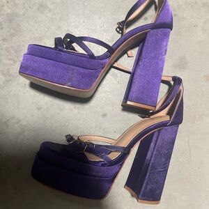 Purple Platform Heels